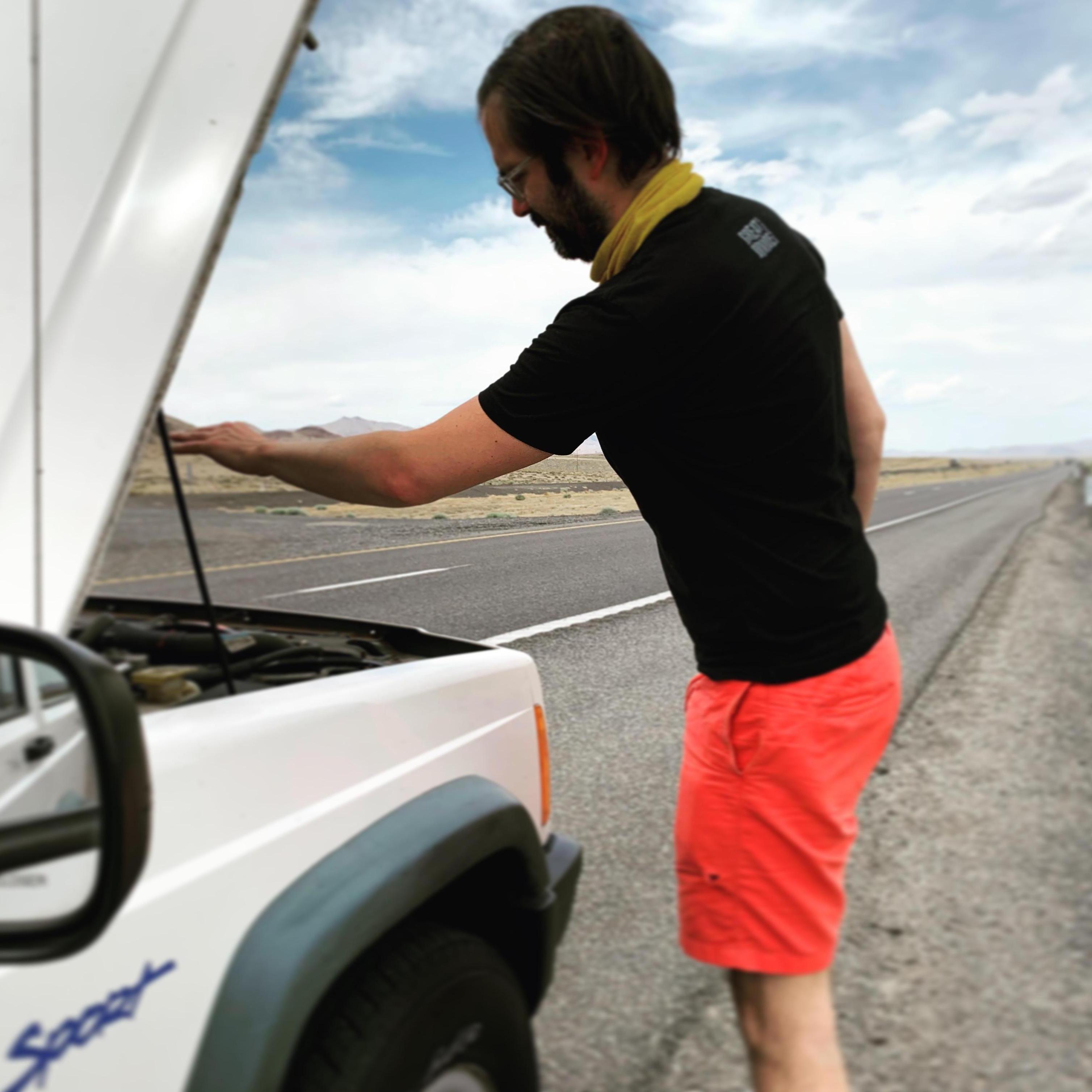 The breakdown... somewhere in Nevada.