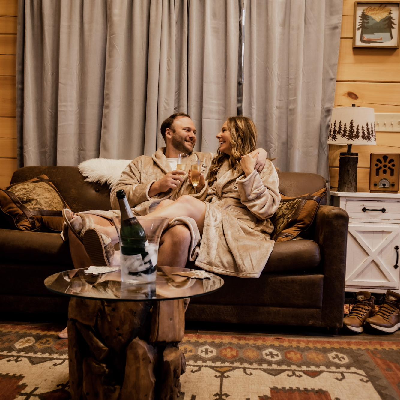 Lounging before we said “I do”