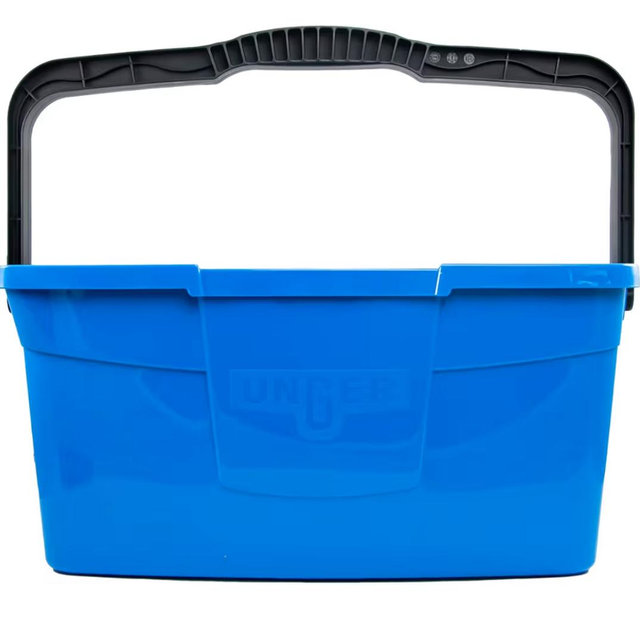 Unger Professional 3 Gallon Bucket – Compact Cleaning Bucket, Comfort-Grip Handle, 2 Pour Spouts, Portable Cleaning Supplies, Plastic Mop Bucket for Floor, Window & Household Cleaning