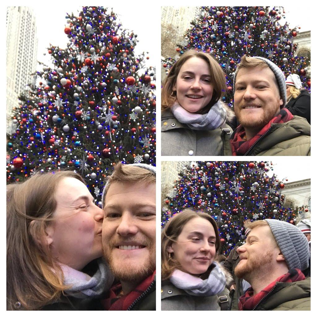 Love a good Christmas tree photo shoot