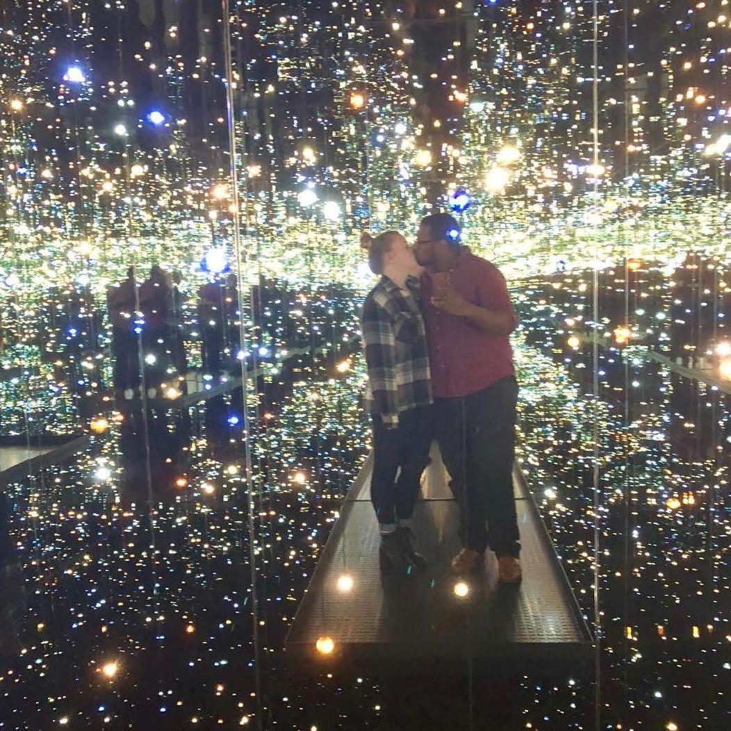 Infinity room at the Broad Museum