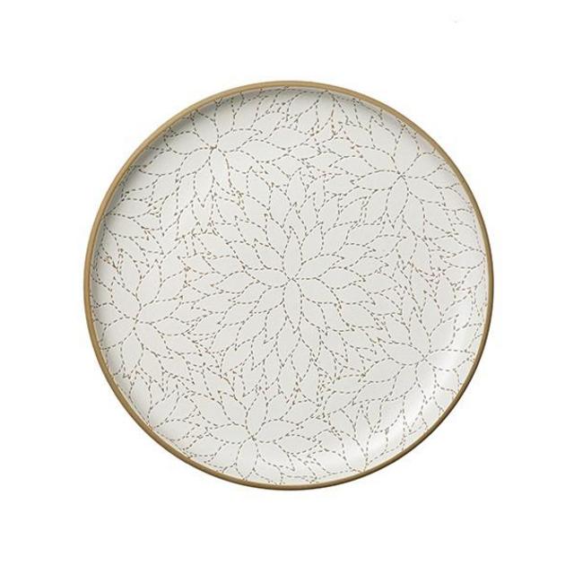 HEATH Camellia Etched Serving Platter