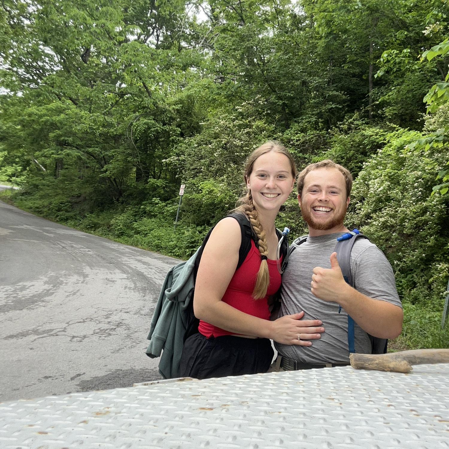 We love to go on hikes!!