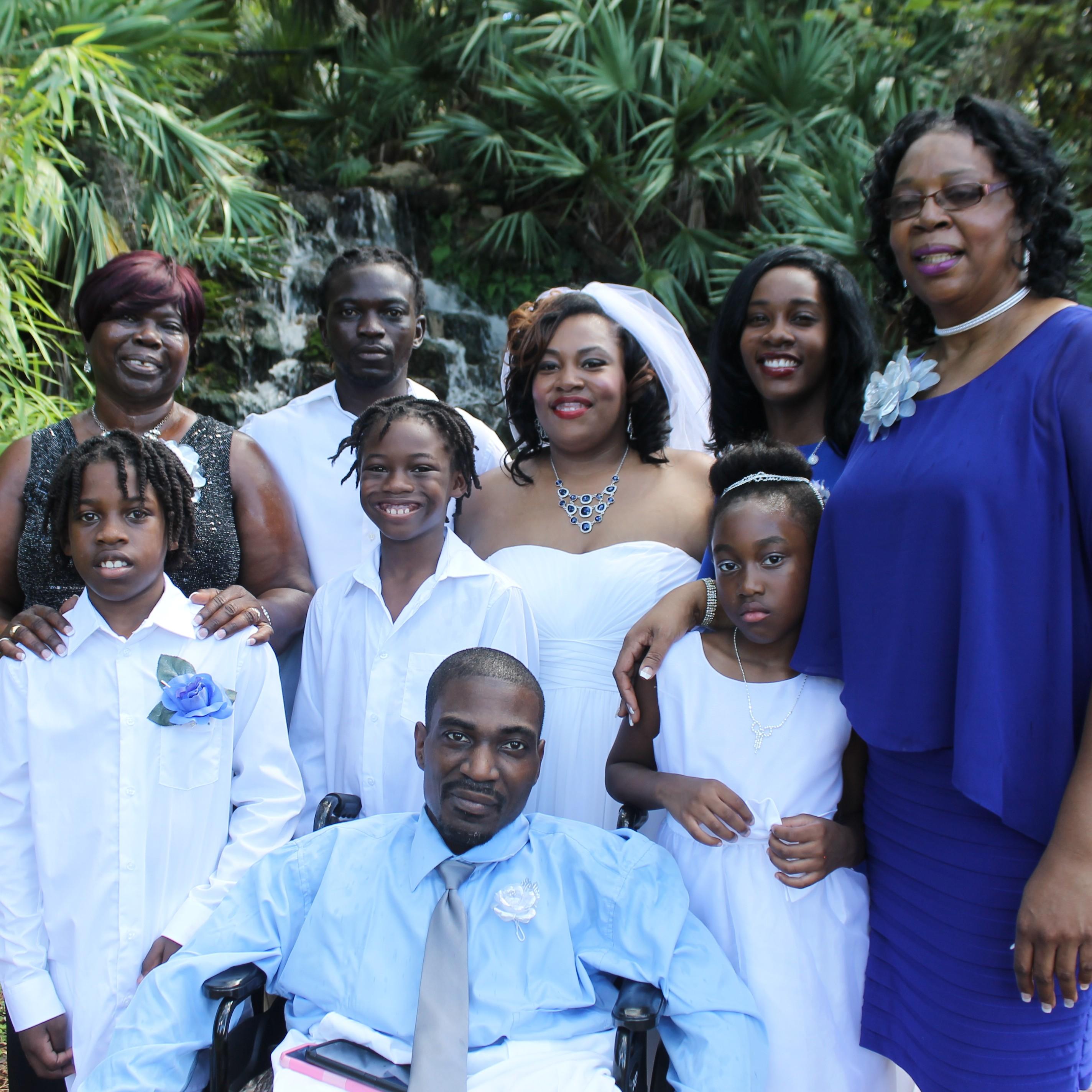 September 7th 2018 Wedding Day Photos
Our family photos was taken at The Casements in Ormond Beach Florida
by Mr. Dave Lucas.