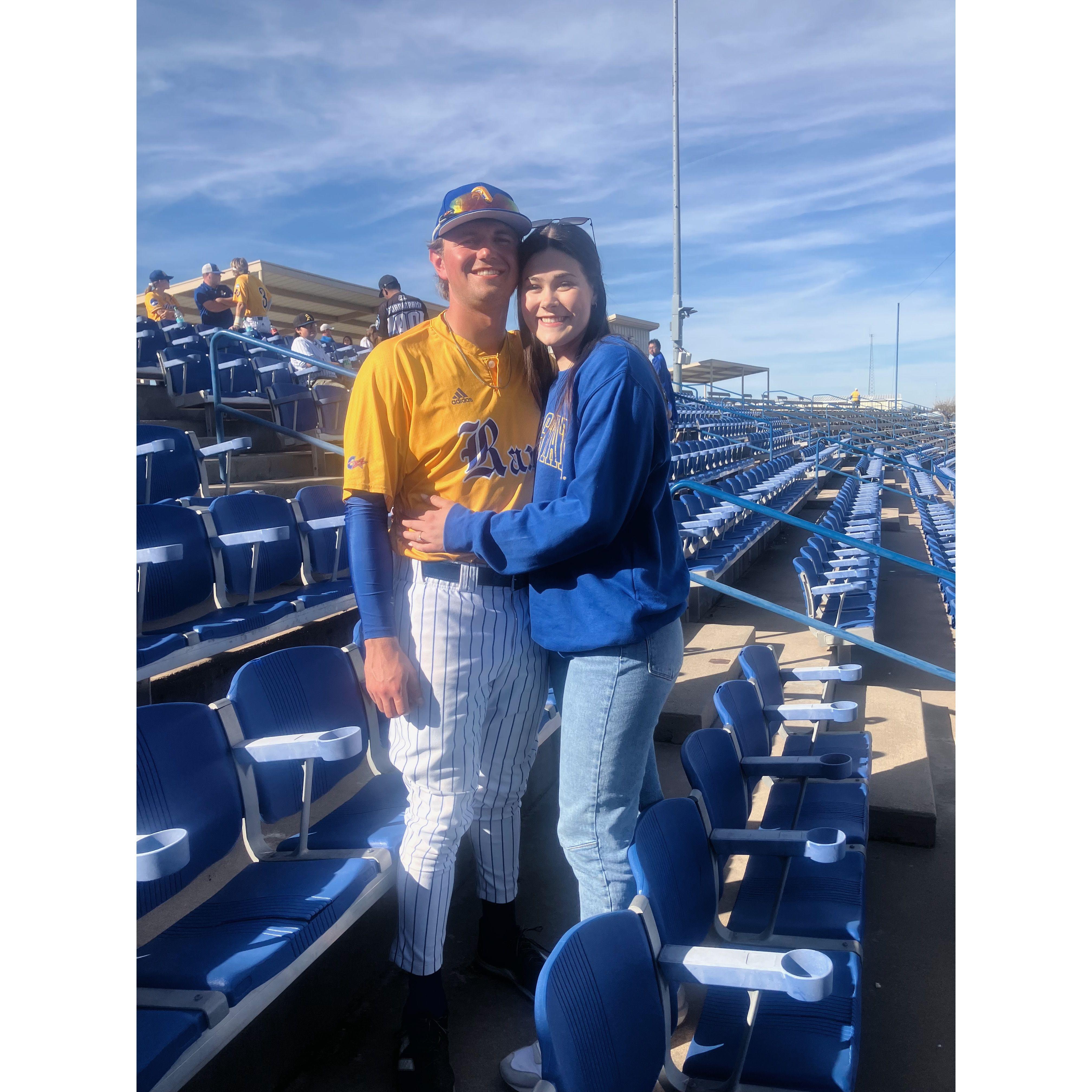 1st Angelo State series in San Angelo, TX.