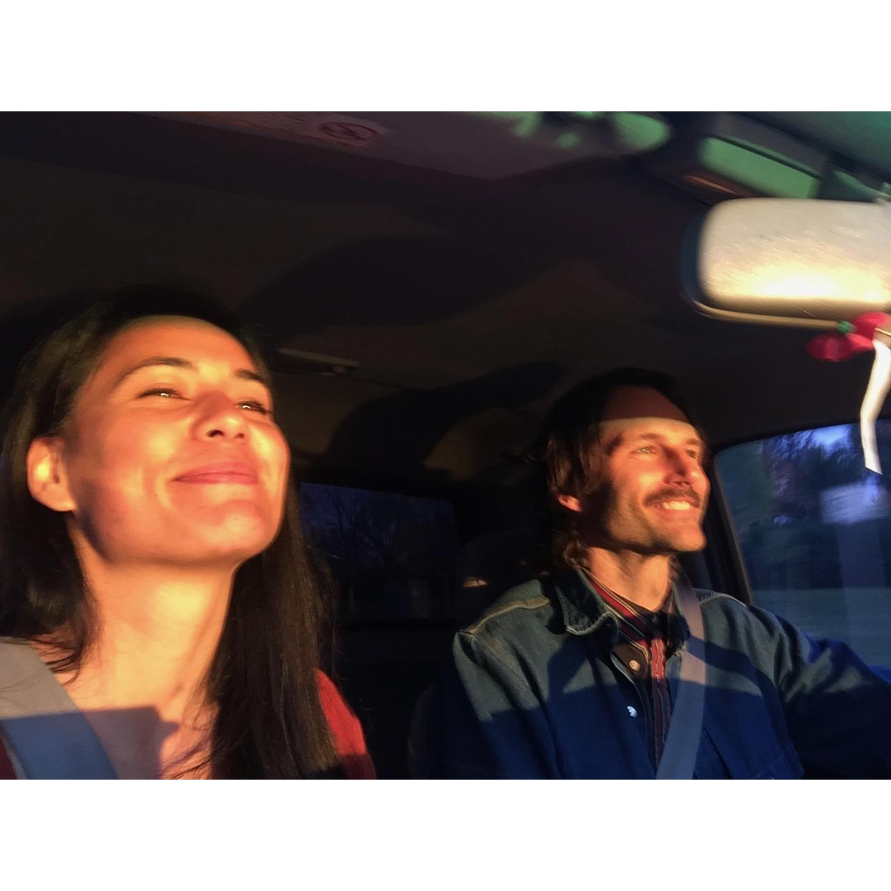 driving through clovis, ca. 
march 2020