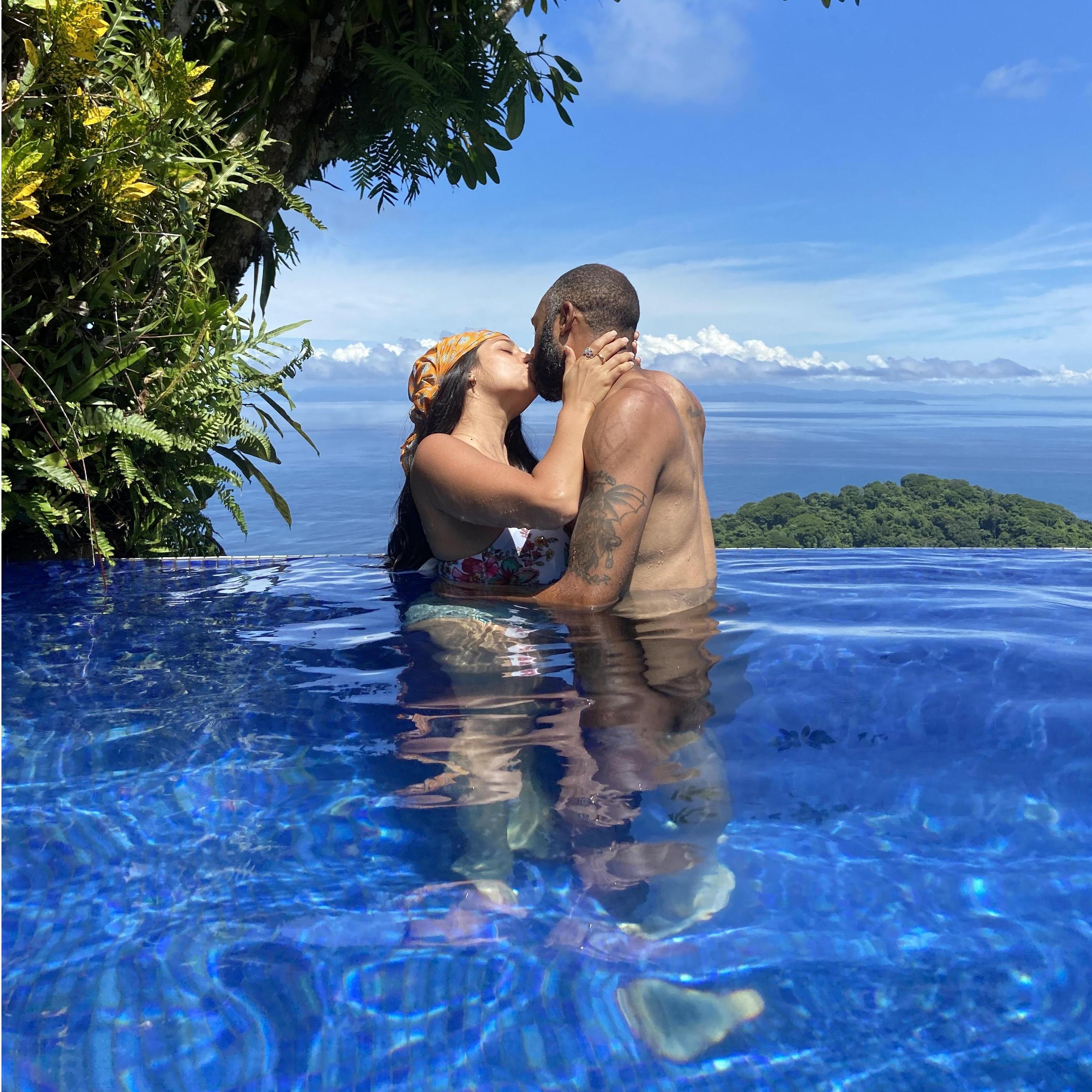 Pool side chillin right after we were engaged!
Villa Calletas, Costa Rica, August 2021