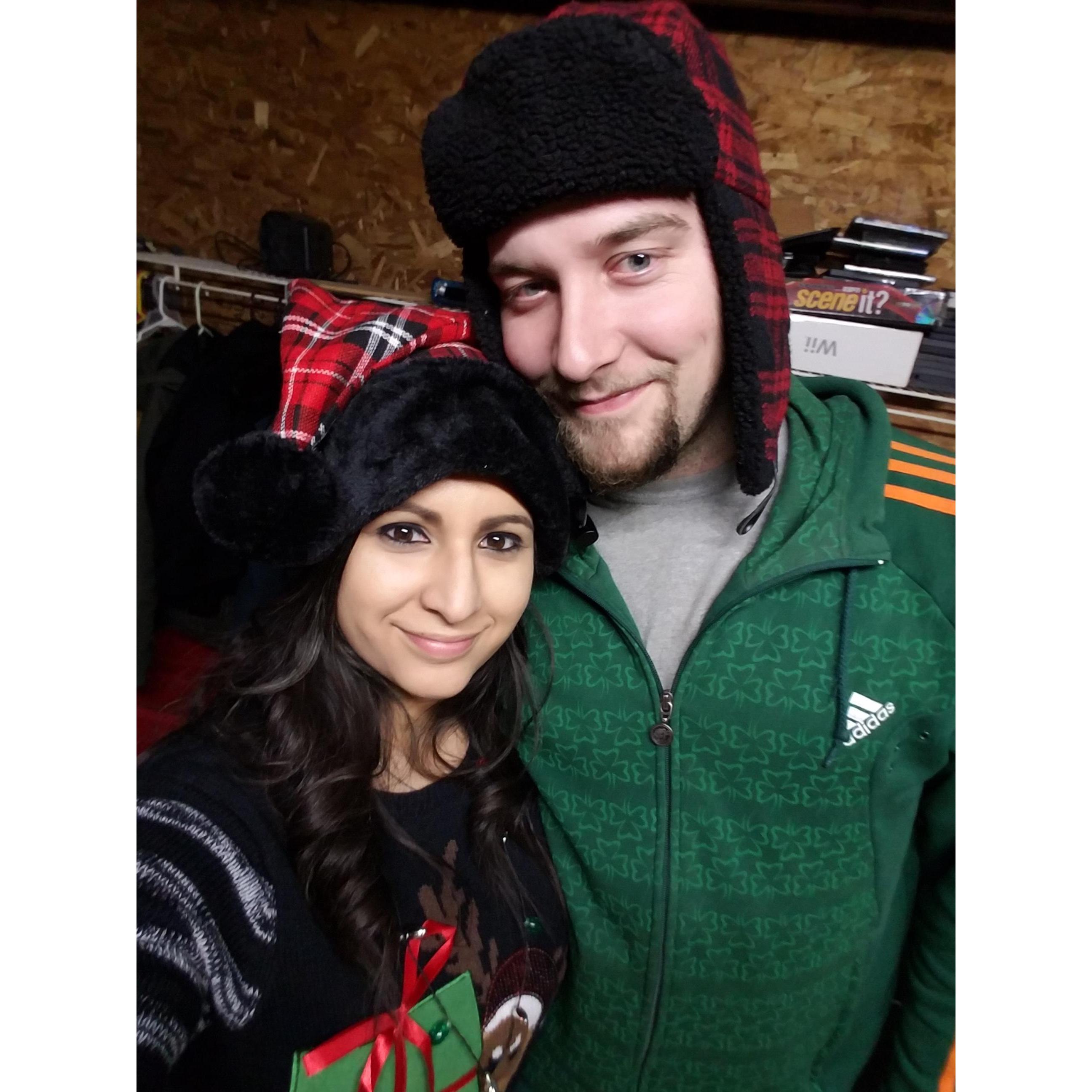 Ugly sweater party, Christmas 2016