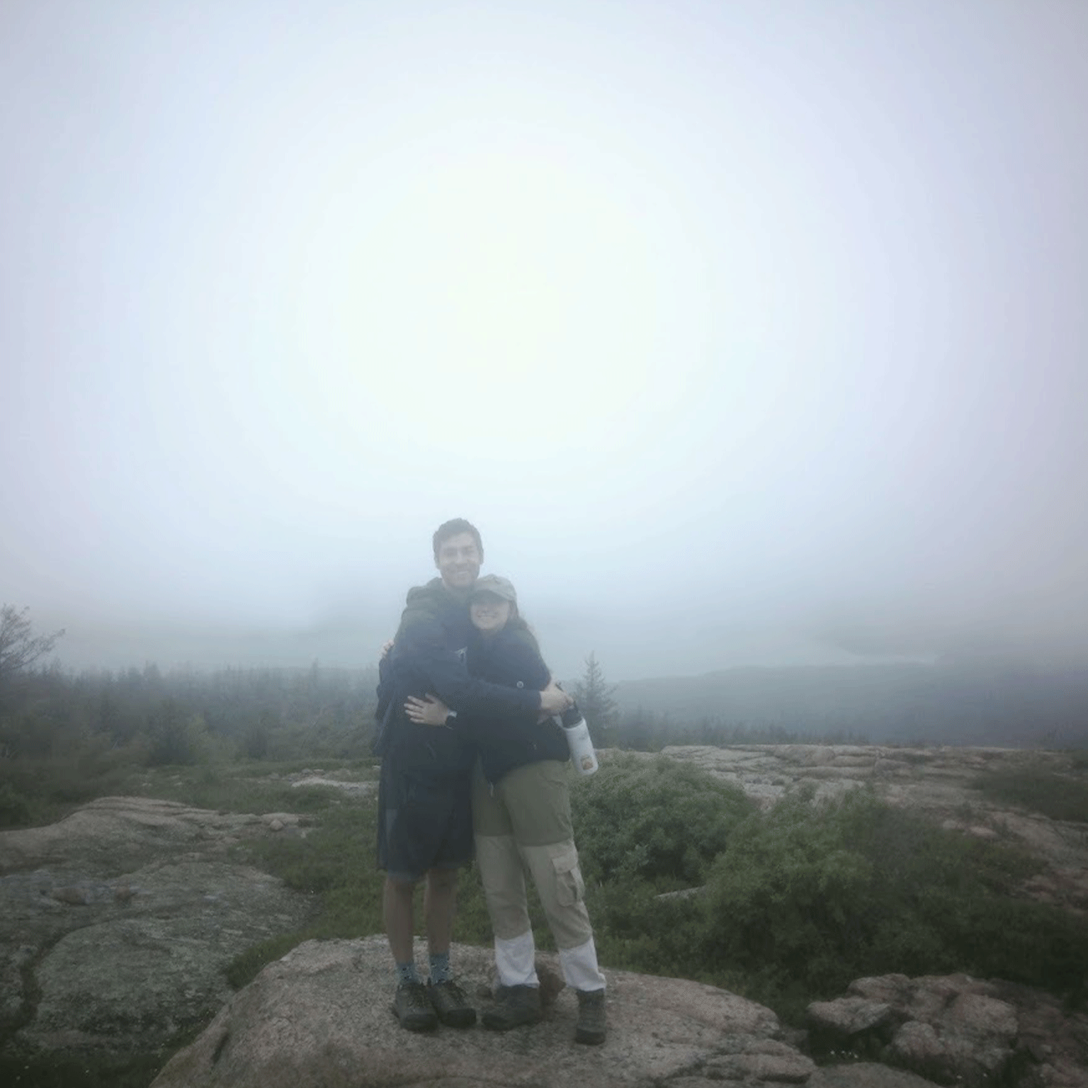 From a very gloomy hike in Acadia National Park in 2024!