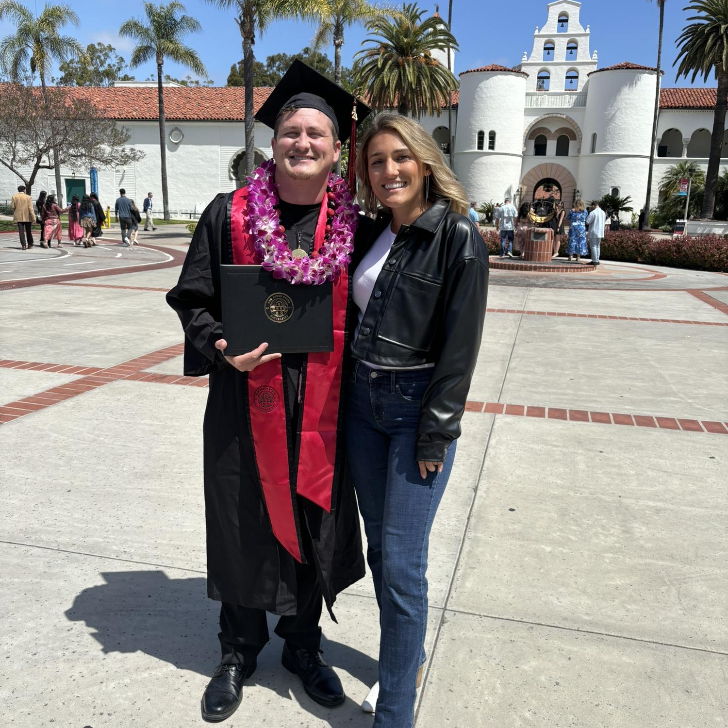 Shea's graduation from SDSU! A very proud moment.