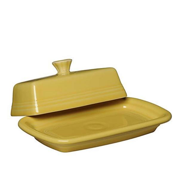 Fiesta Covered Butter Dish, X-Large, Sunflower