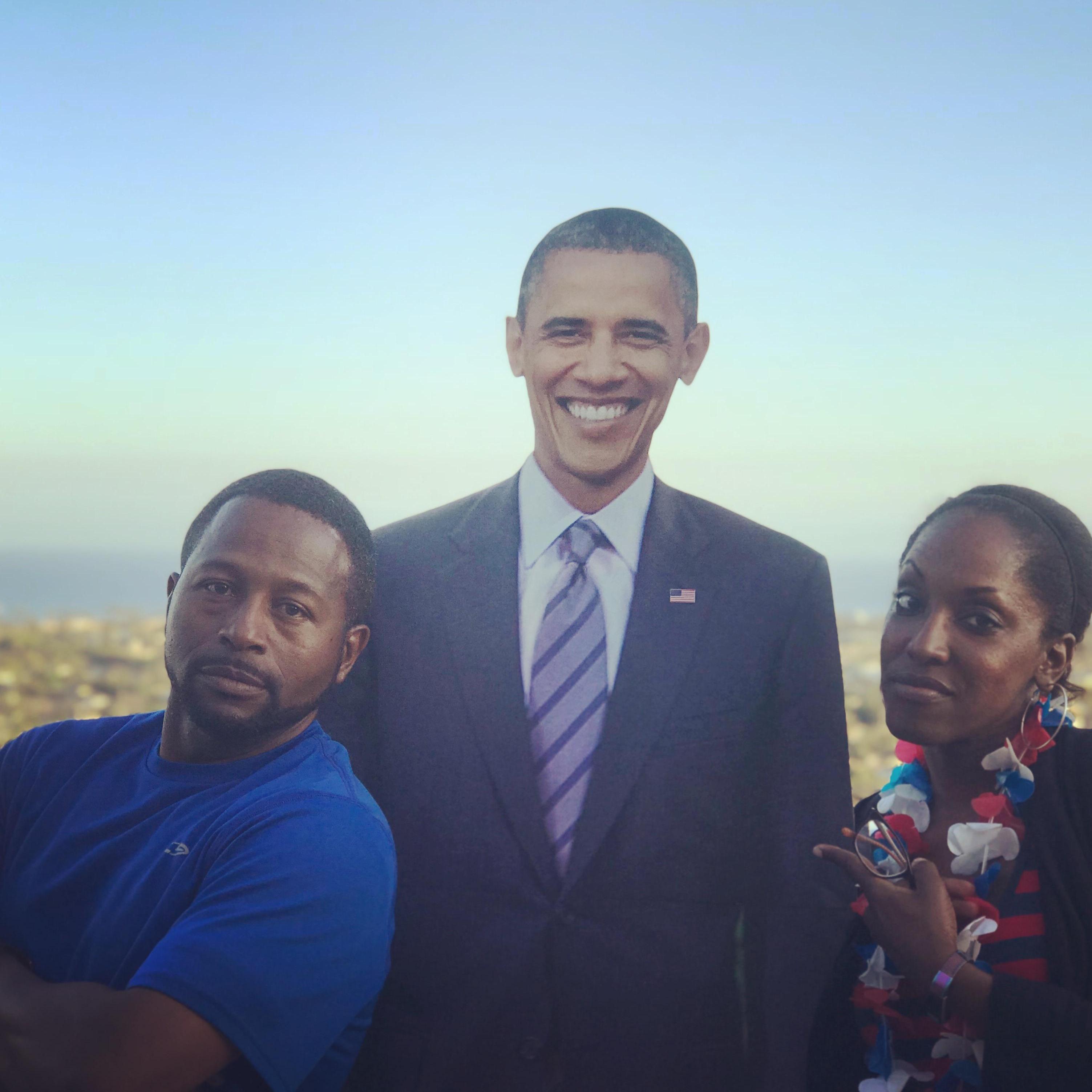 With OUR PRESIDENT!