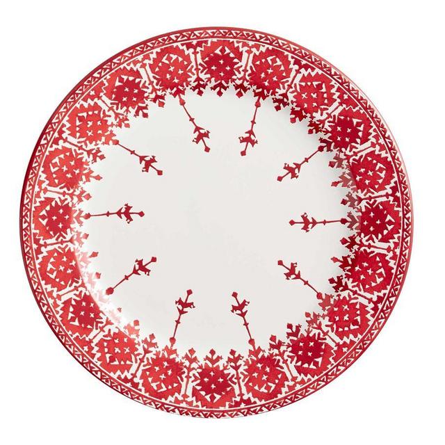 Tahoe Fair Isle Salad Plate, Set fof 4