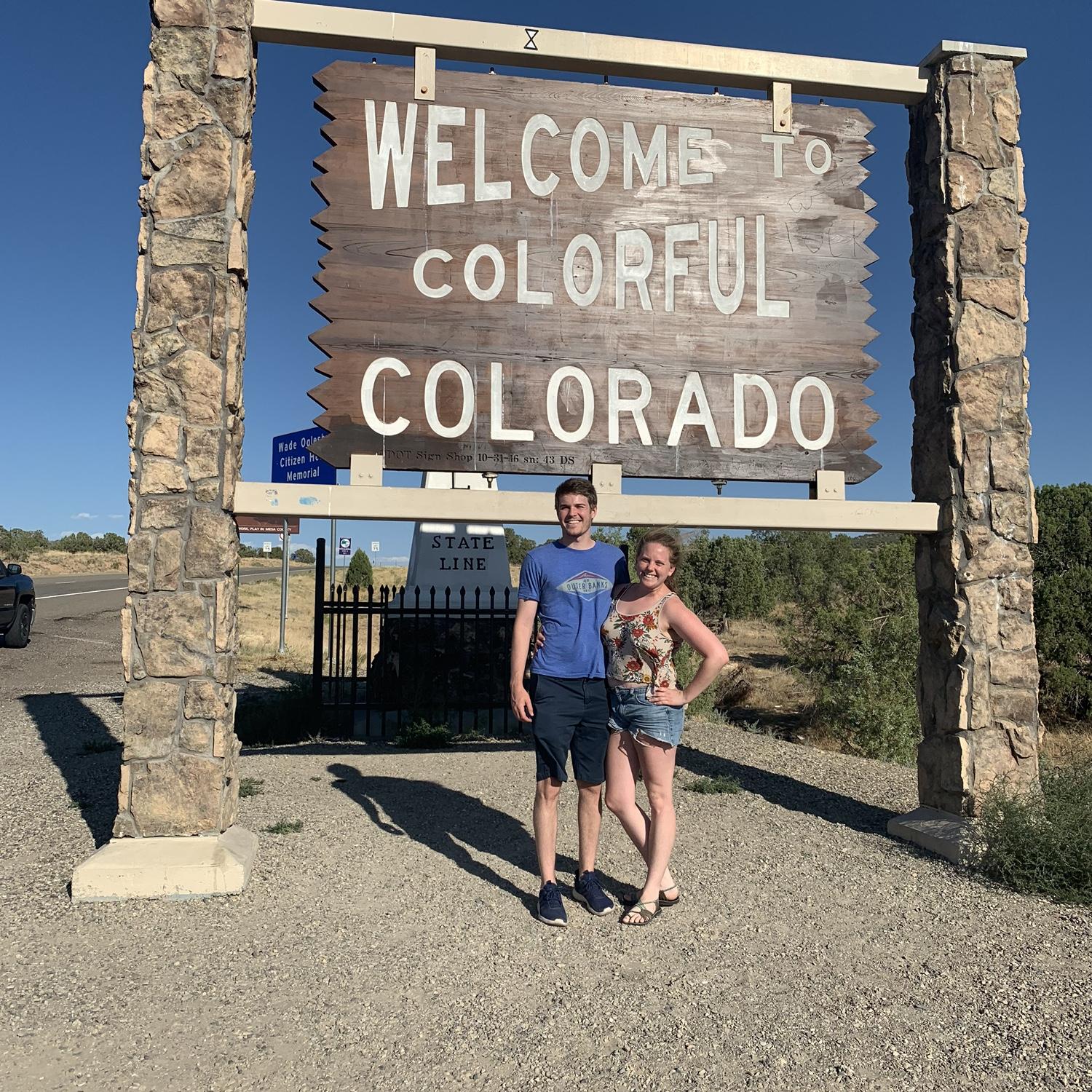 Arriving in Colorado during our move here! July 2020