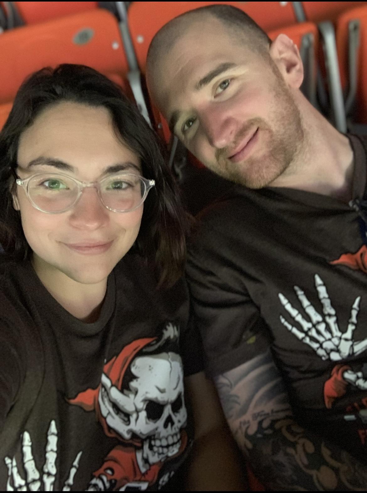Always supporting our Brownies! Occasionally with matching shirts.