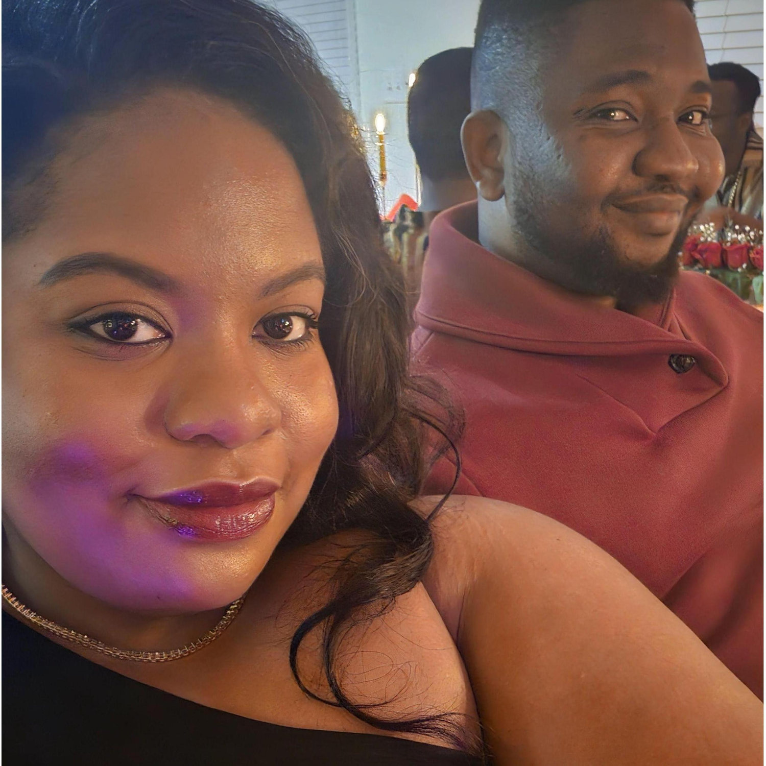 Enjoying each other at Sumbo's birthday party