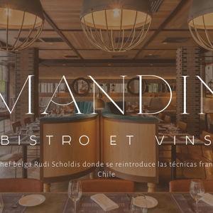 Dinner at Amandine Bistro in Santiago