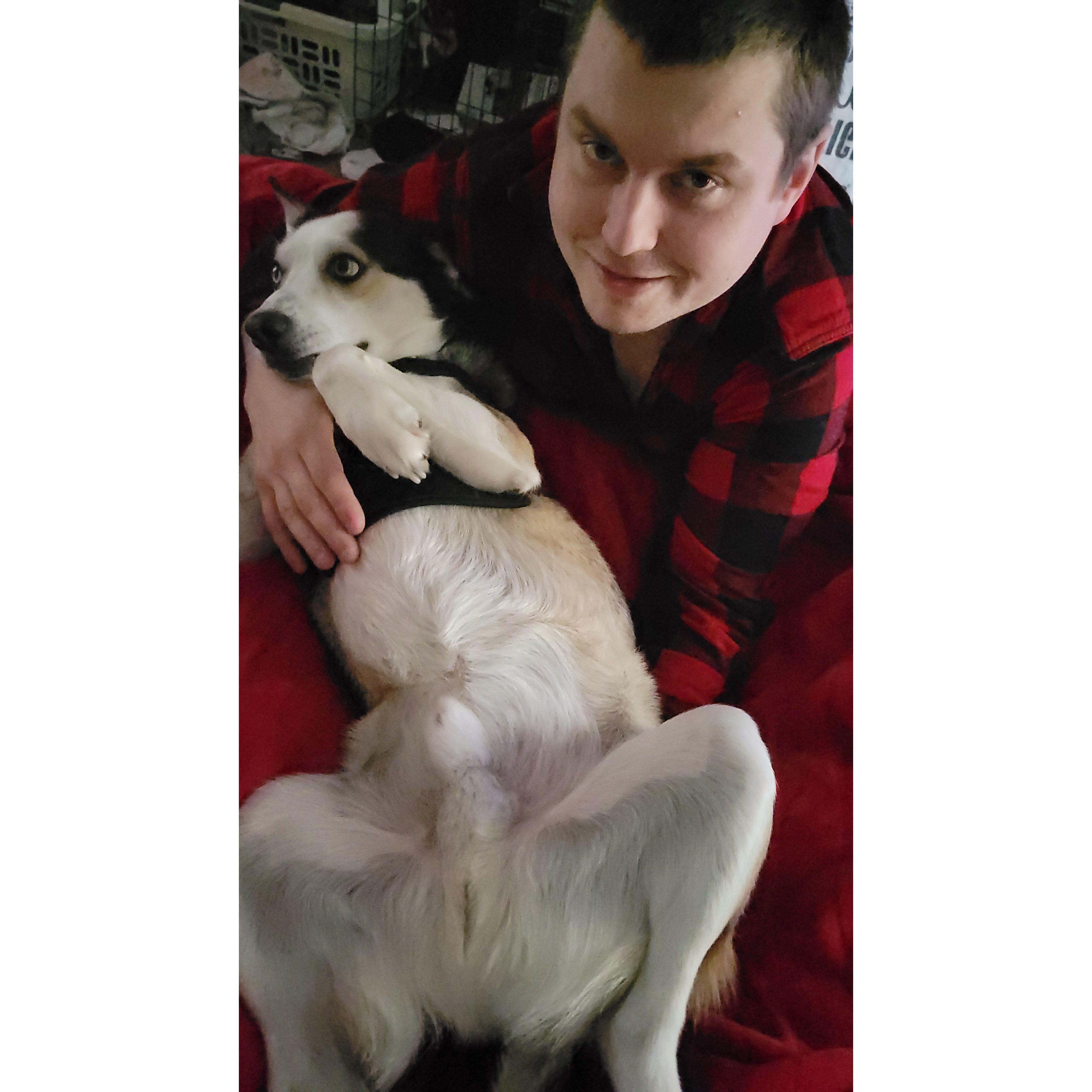 The dogs that we got through our love story!