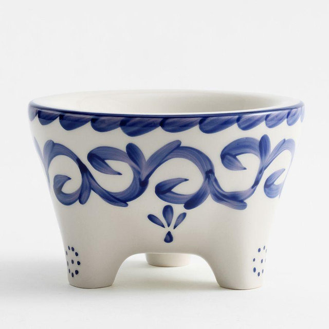 Puebla Porcelain Molcajete - Blue