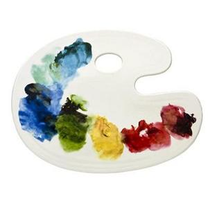 Artist Palette Cheese Tray