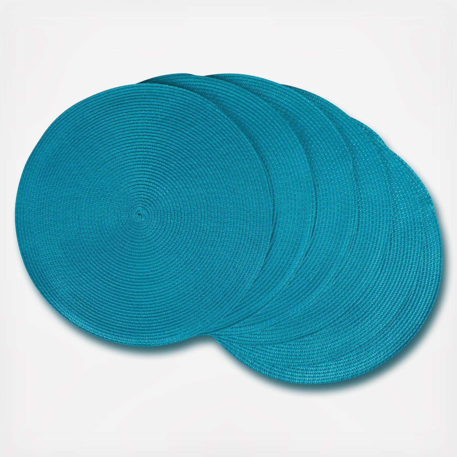 DII, Round Woven Placemat, Set of 6 Zola