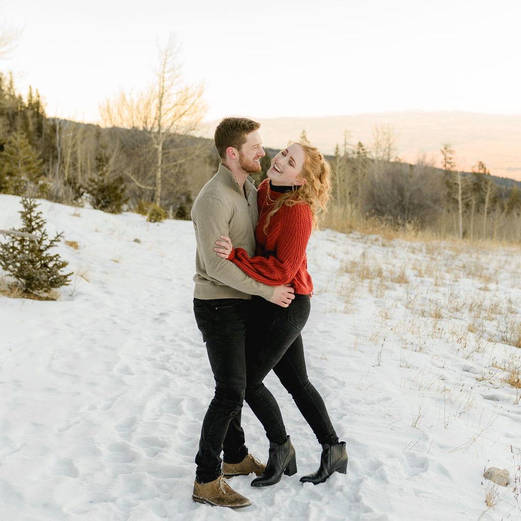 Couple's shoot with Keara (bridesmaid and sister-in-law) in November 2022.