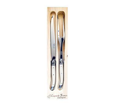 Laguiole Carving Set, Set of 2, Ivory