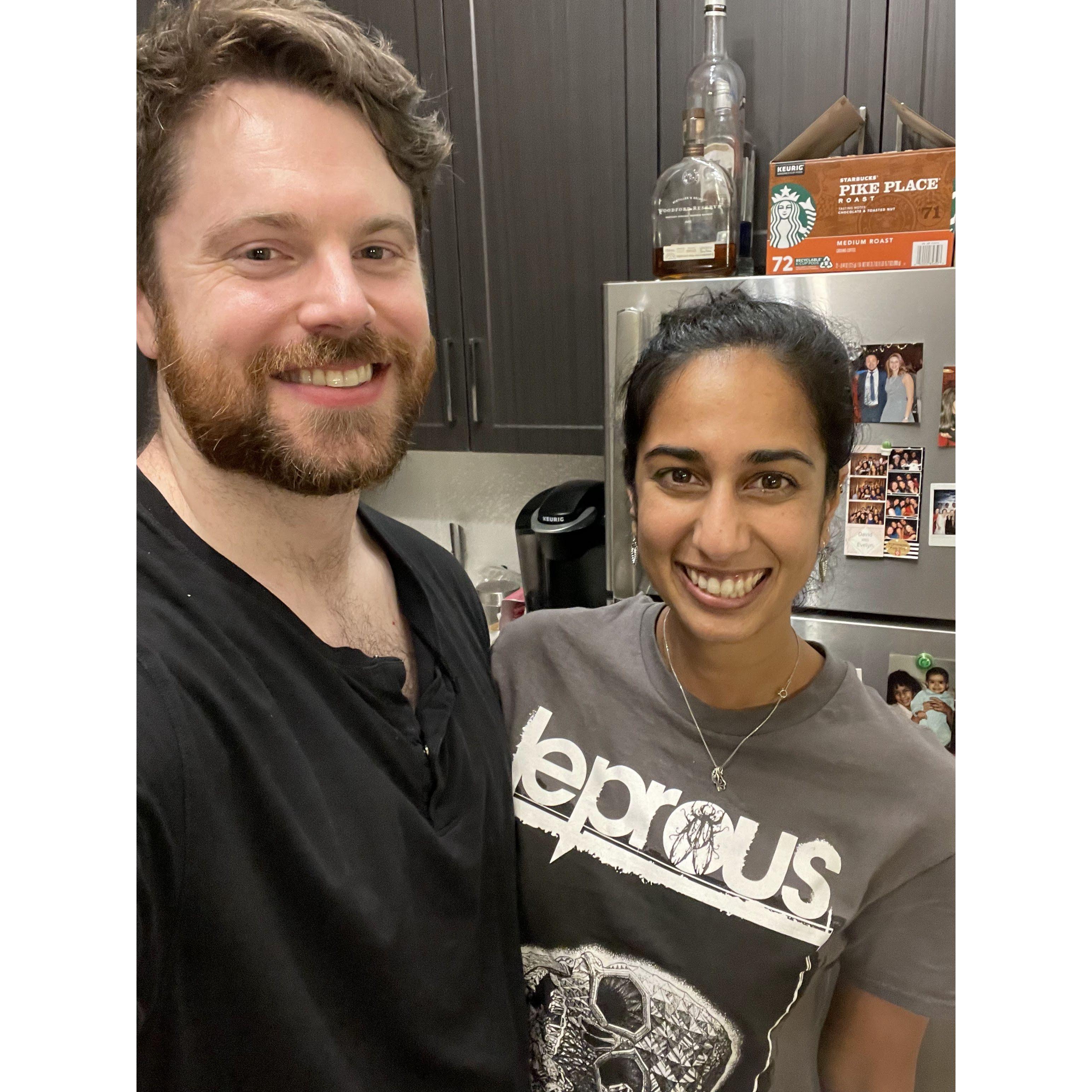 First metal show together!