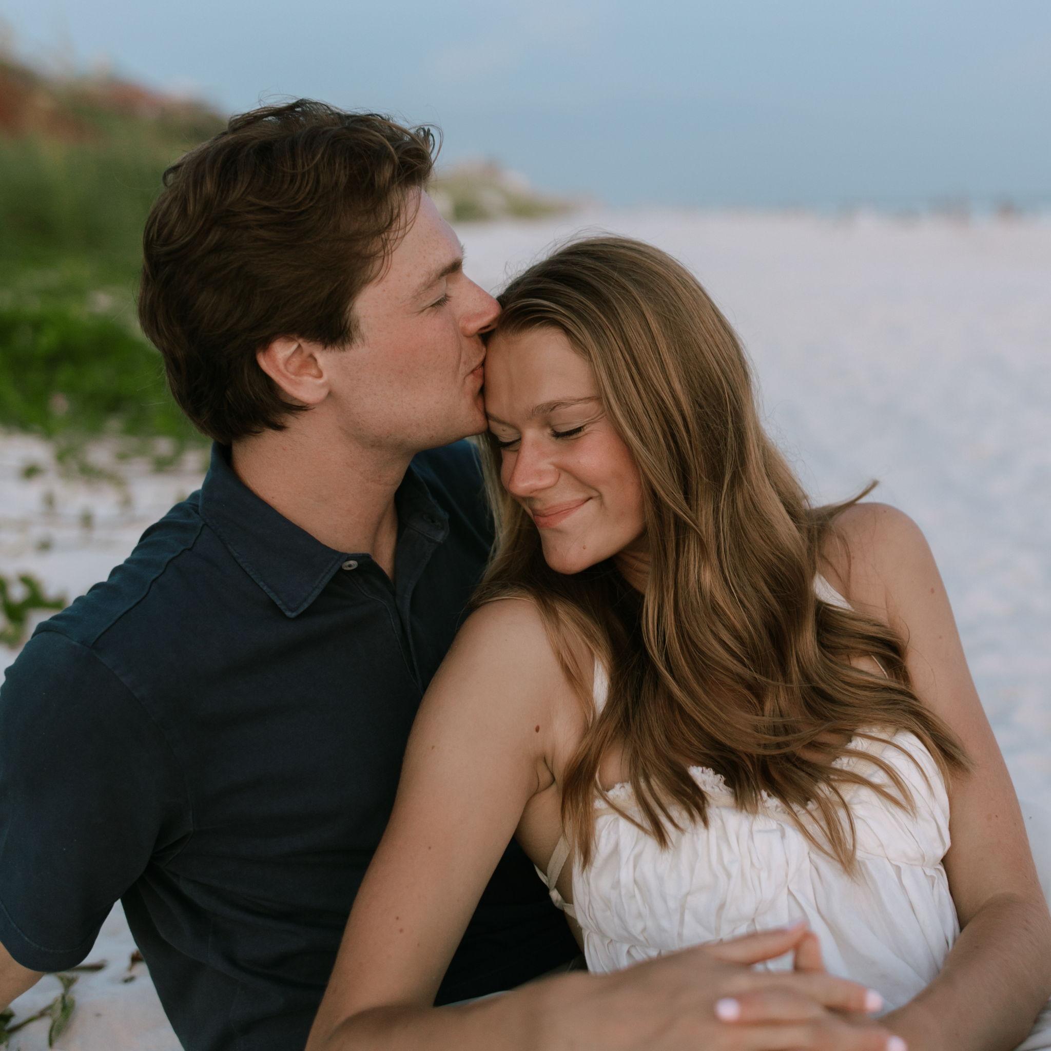 Beach photoshoot directly after the proposal! Pure joy!!
