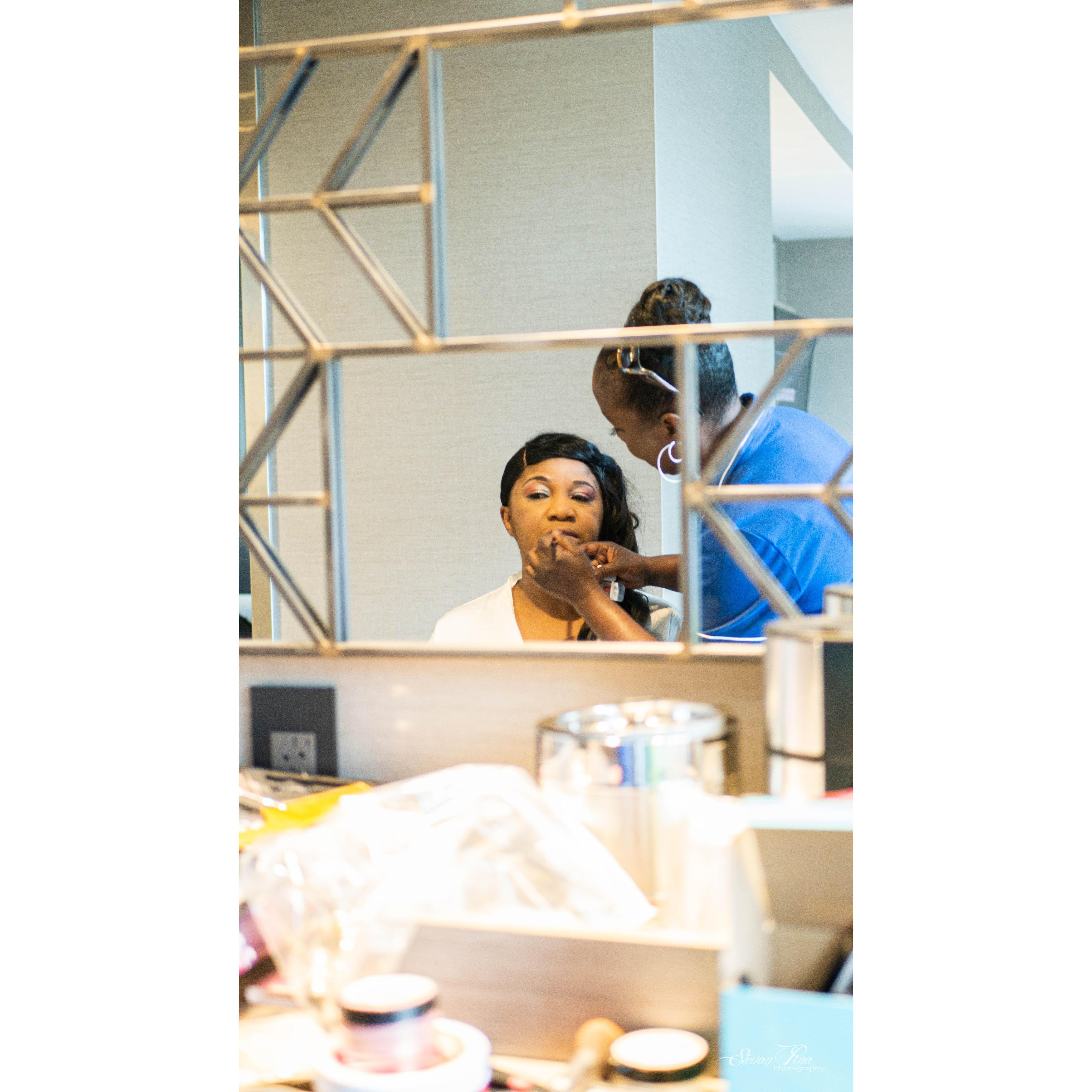 She said Raquel was the least fussy bride she ever met!