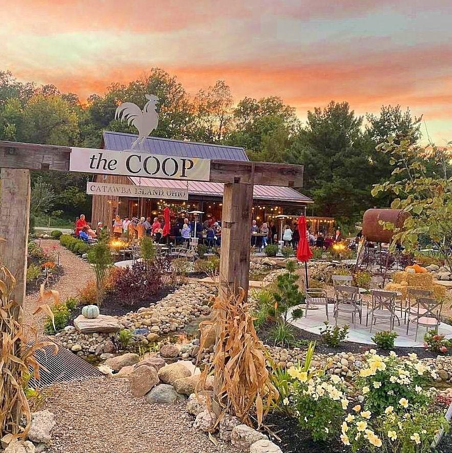 Our favorite cocktail bar at The Orchard on Catawba Island where we have brunch on Sunday!