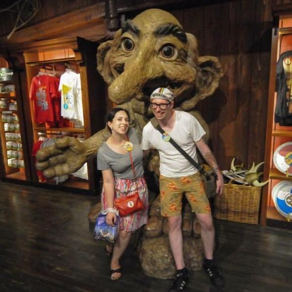 My first trip to Disney. We were really down in Orlando for a Magic tournament, but we snuck this in.