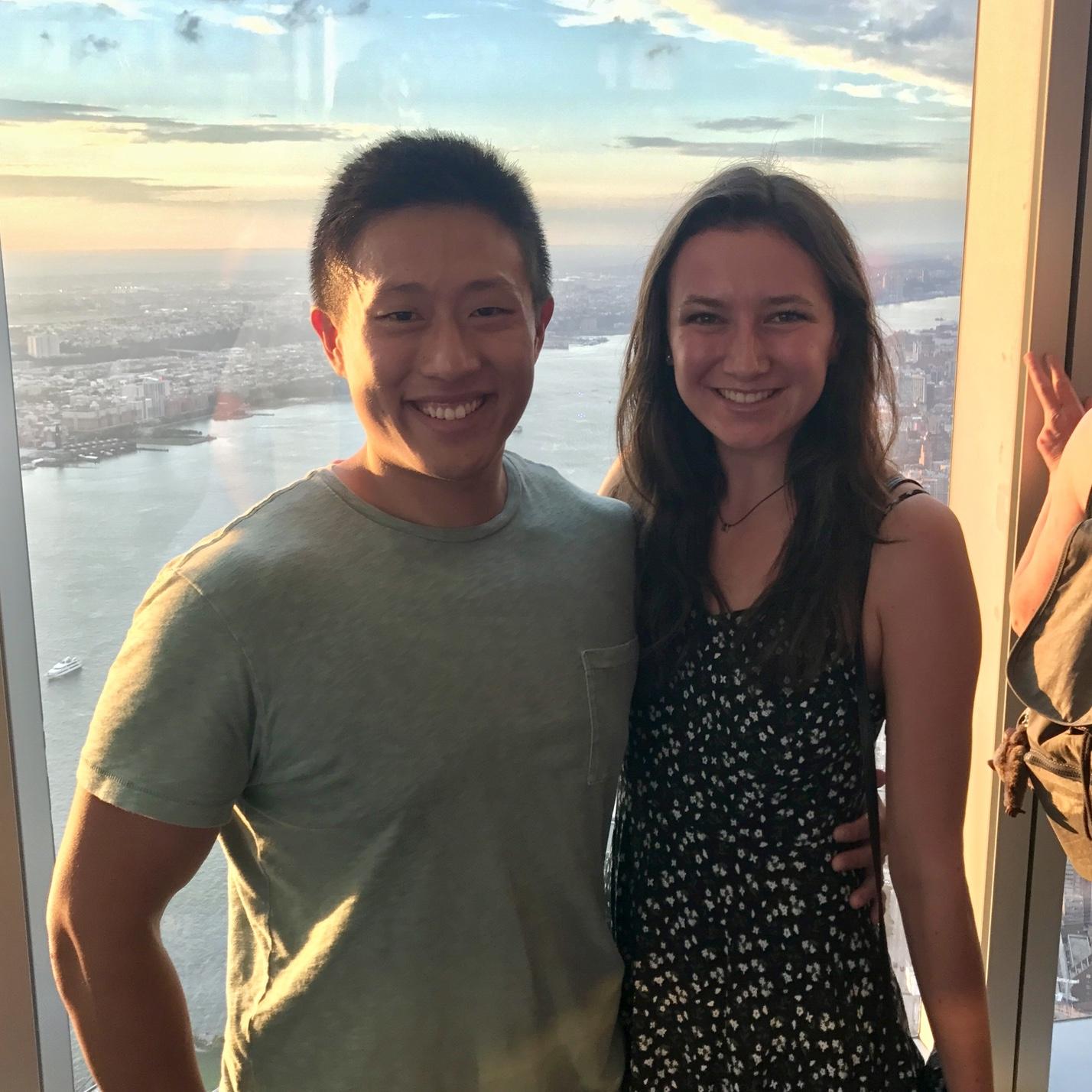 First pictured together, summer of 2017