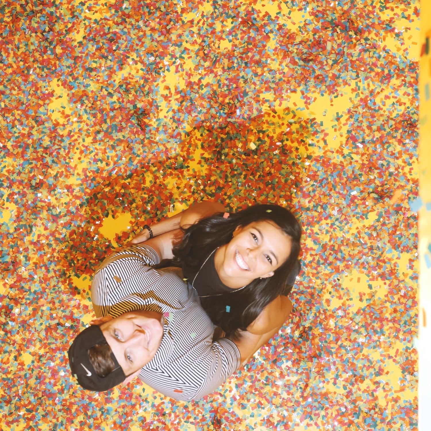 The one where we went to Color Factory to celebrate our one year anniversary!