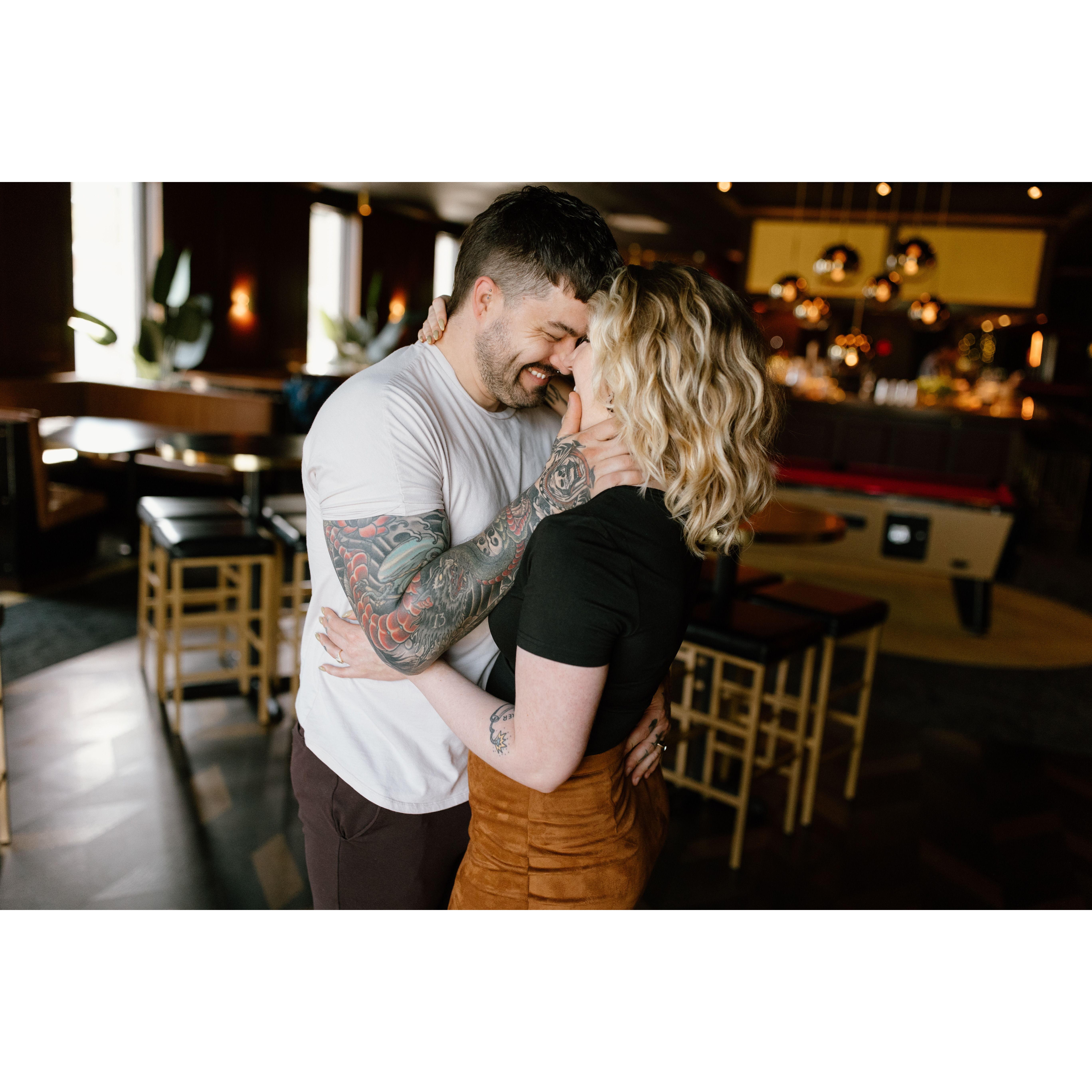 Engagement photos by Wind and Gold Photography