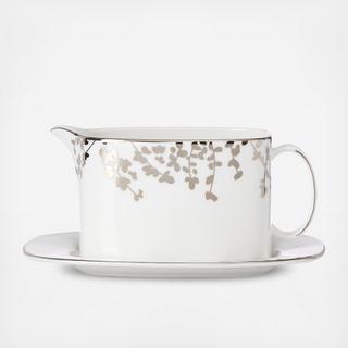 Gardner Street Sauce Boat & Stand