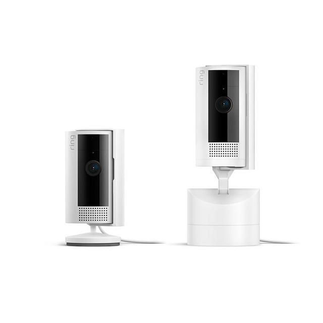 Ring Pan-Tilt Indoor Cam, White with Ring Indoor Cam (2nd Gen), White