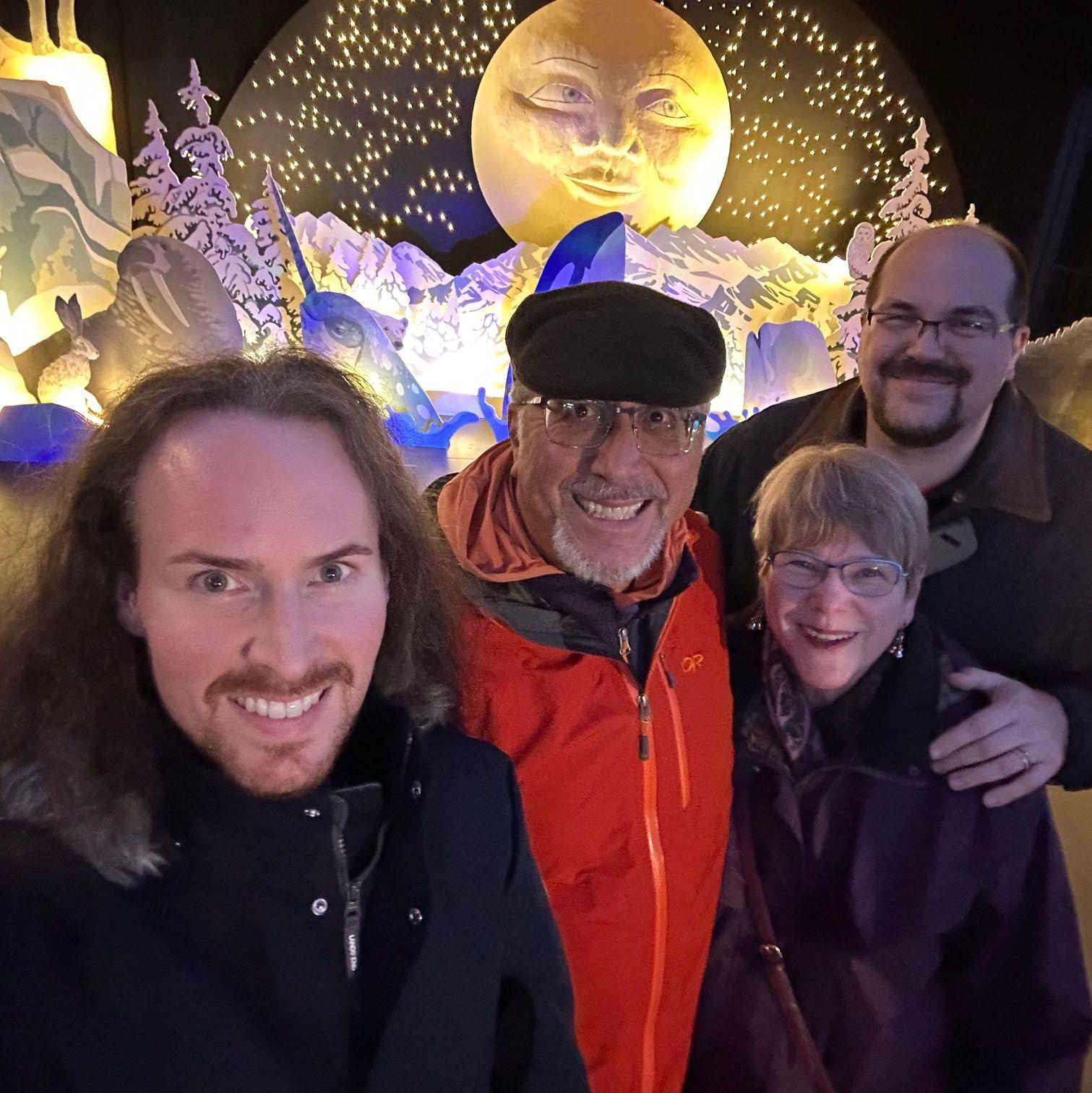 Christmas in Vancouver, British Columbia with Josh's parents