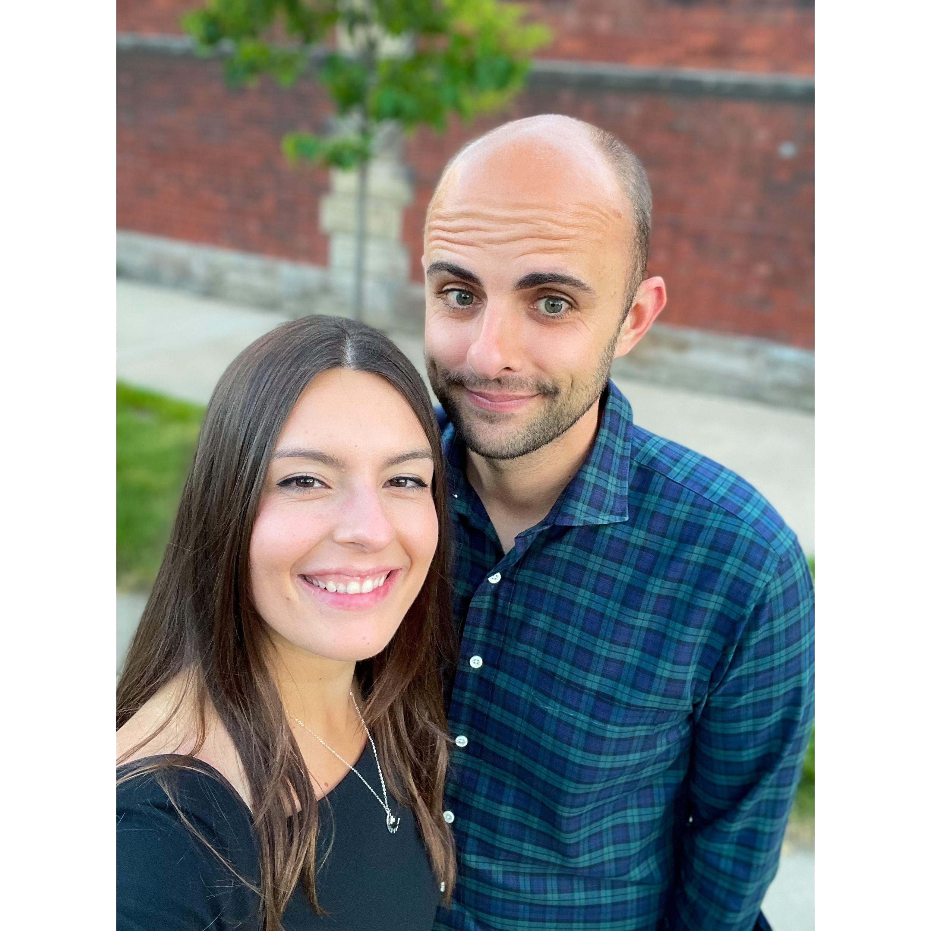 Our first date was at the Spotted Owl in Cleveland, Ohio! You’ll see the owner, Will, in the wedding party too!