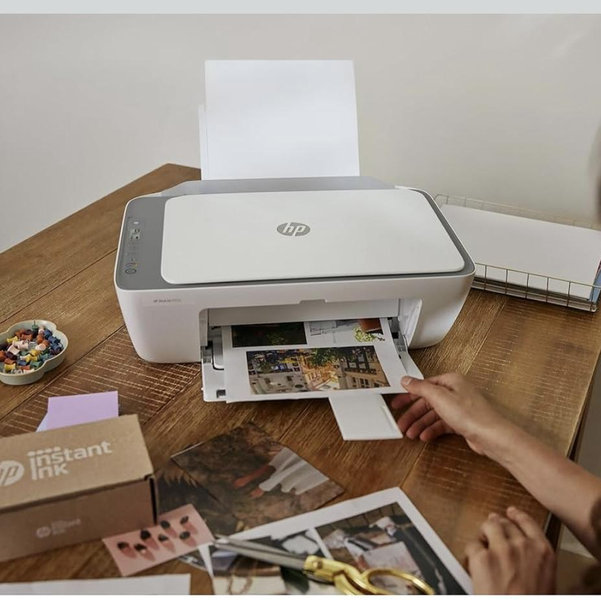 HP DeskJet 2855e Wireless All-in-One Color Inkjet Printer, Scanner, Copier, Best-for-home, 3 month Instant Ink trial included. This printer is only 2.4 ghz capable. (588S5A)