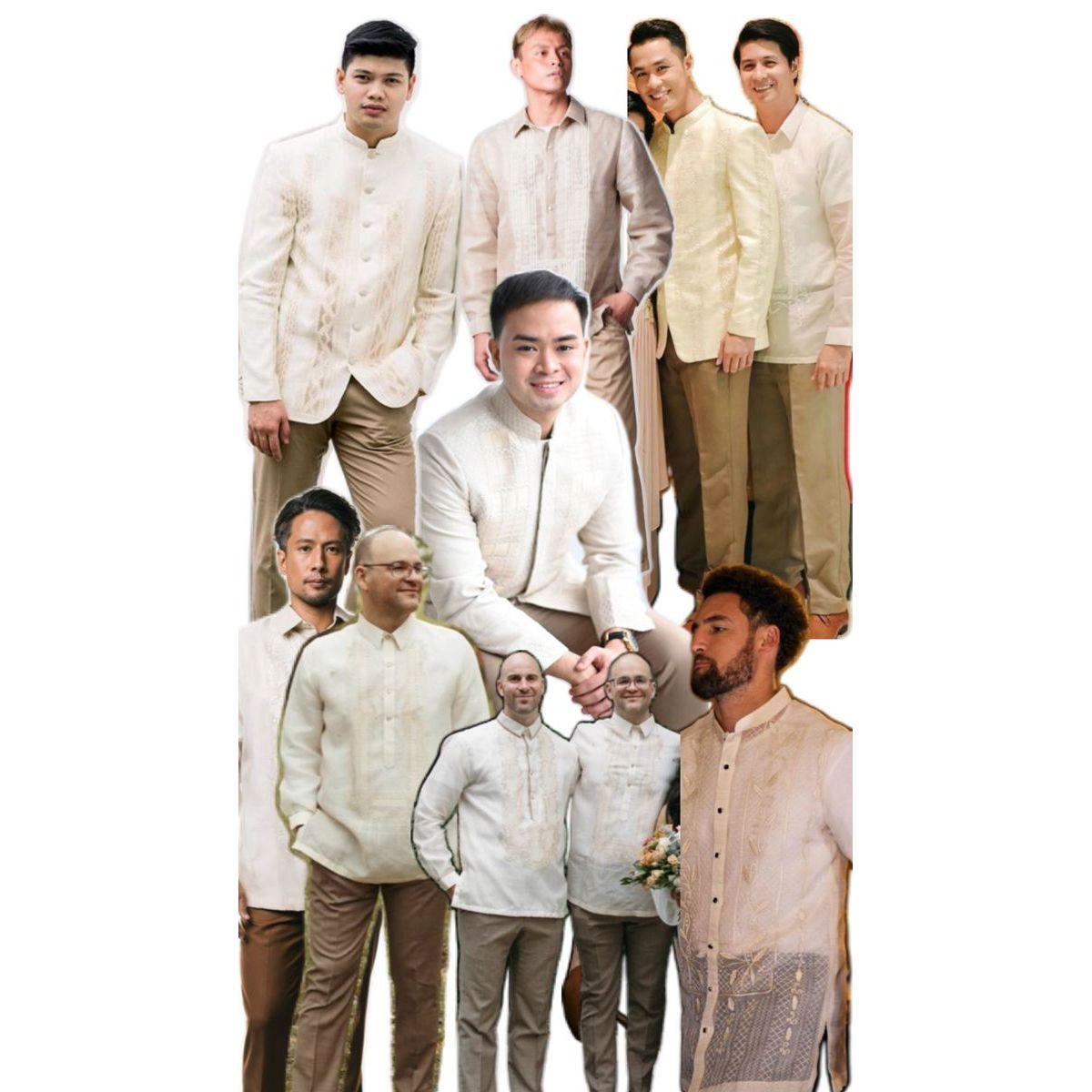 ‘Barong Tagalog’ - traditional Filipino embroidered long-sleeved formal shirt for men