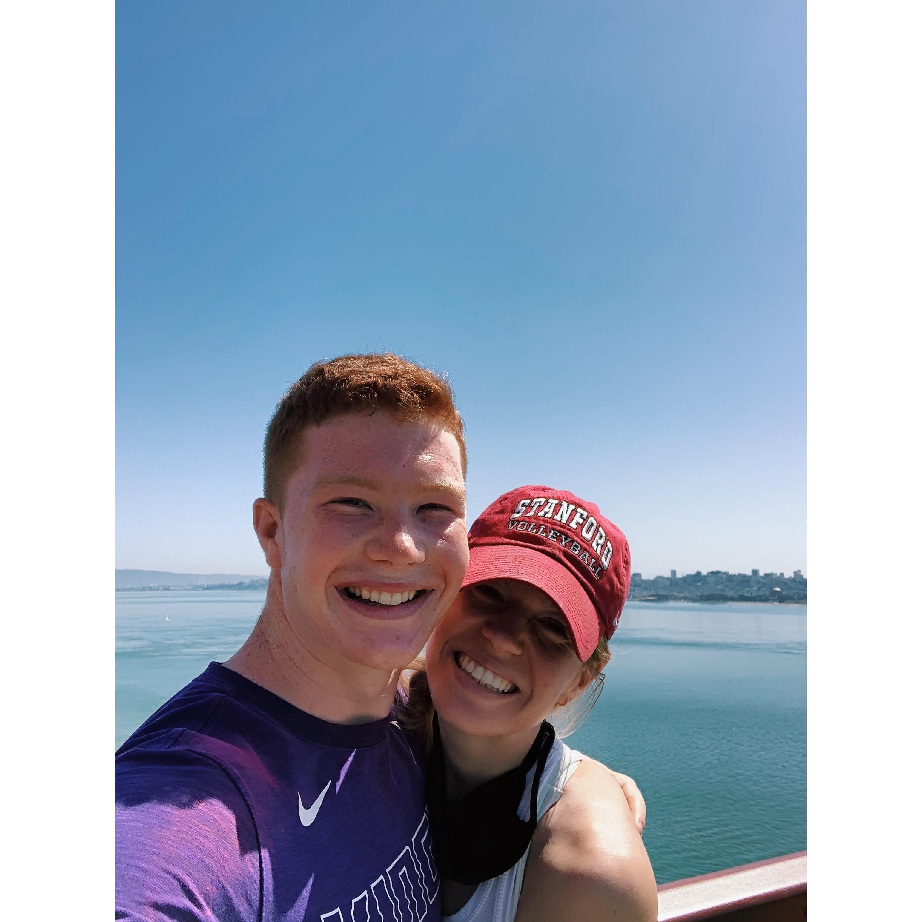 On the Golden Gate this past year!