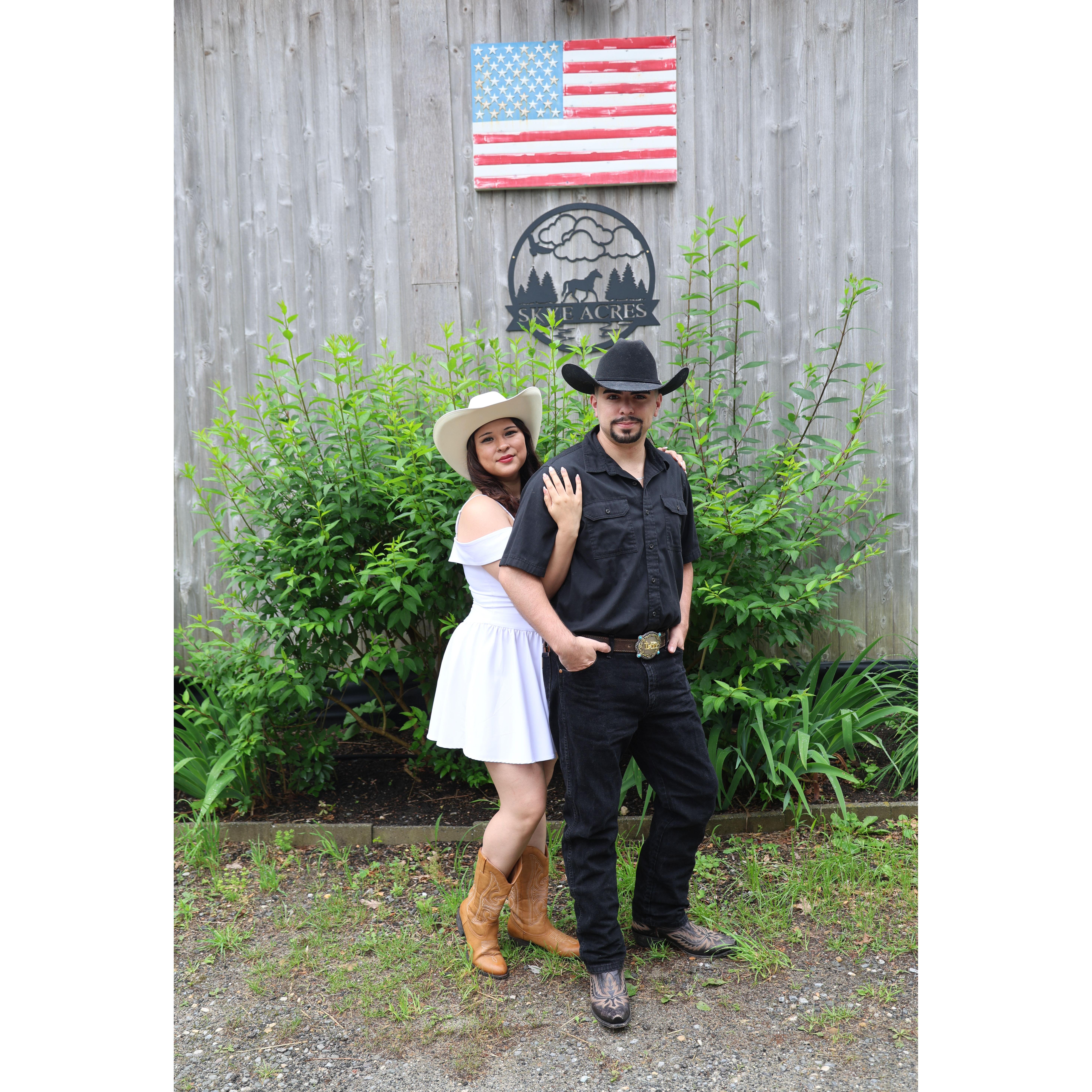 Our engagement photo shoot
