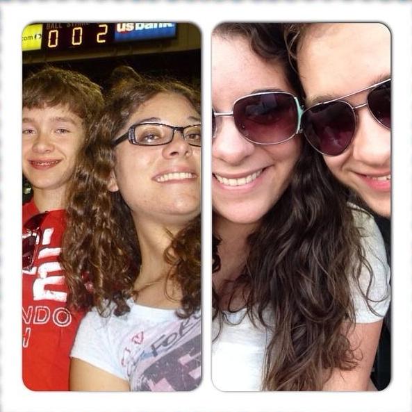 Our first picture together in 2010 compared to a more recent picture. We never could have guessed 7 years later we would be getting married!