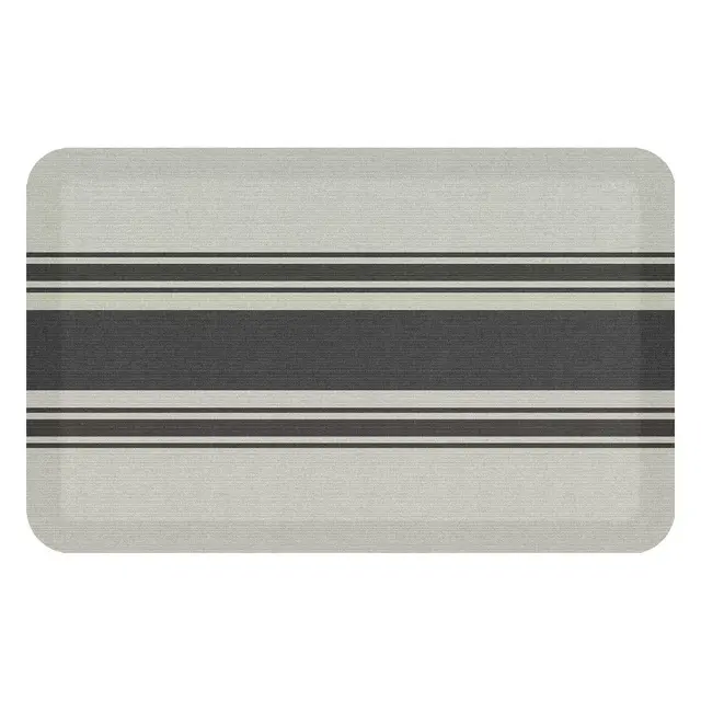 Newlife® by GelPro® Bistro Stripe Kitchen Mat in Onyx