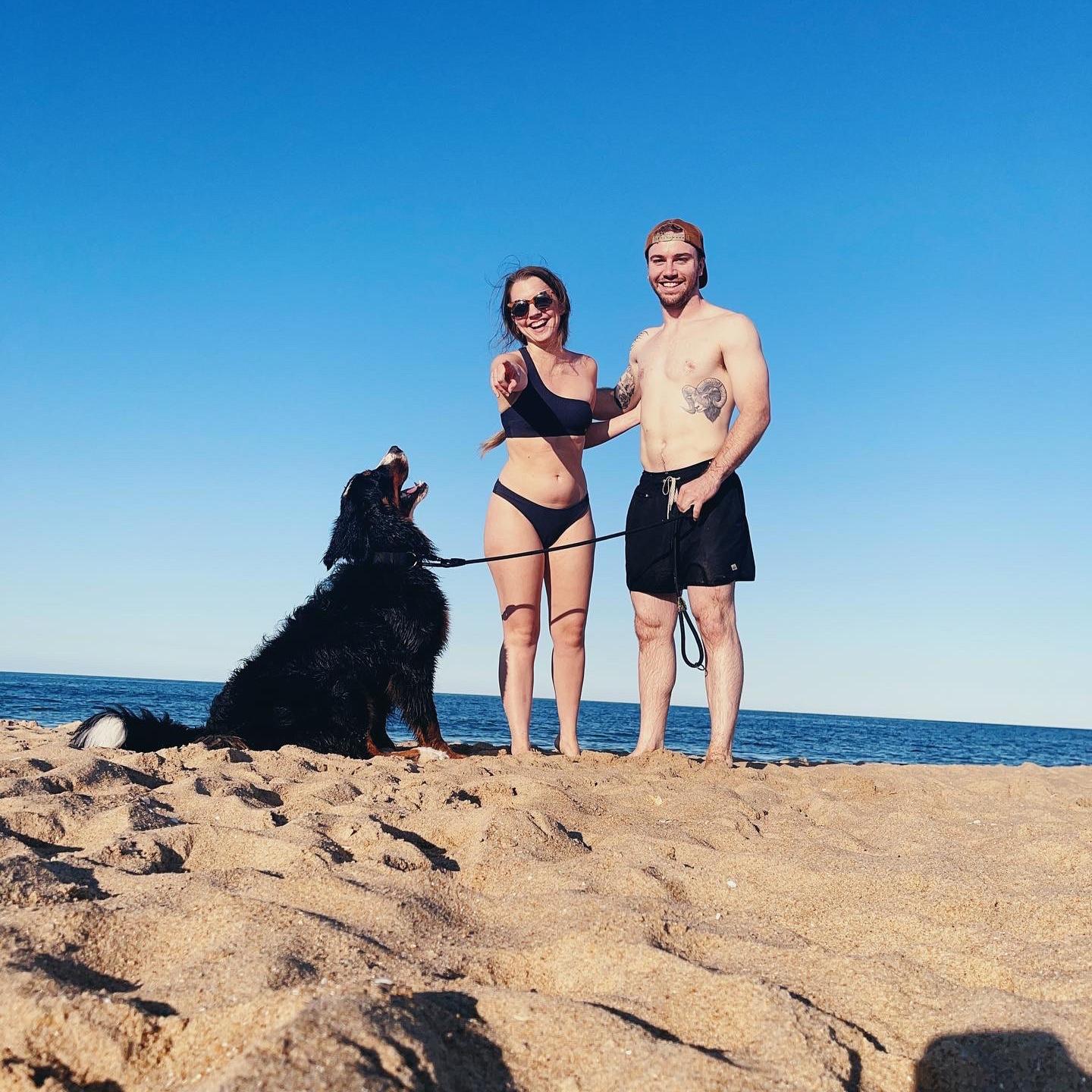Our beach trips are better with Mr. Bane.