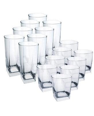 Sterling Tumblers 16 Piece Glassware Set