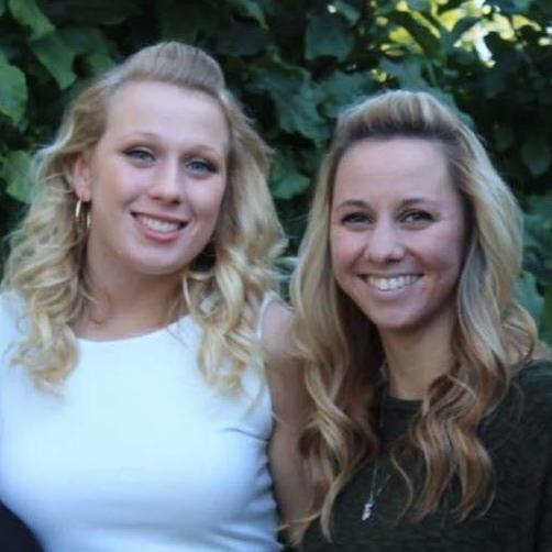 September 2016 Sister love before Olivia's Homecoming dance