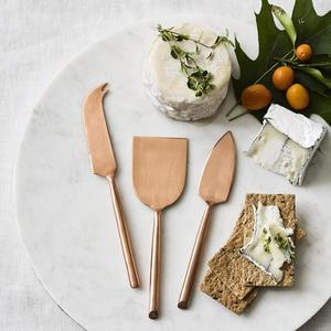 Copper Cheese Knives, Set of 3
