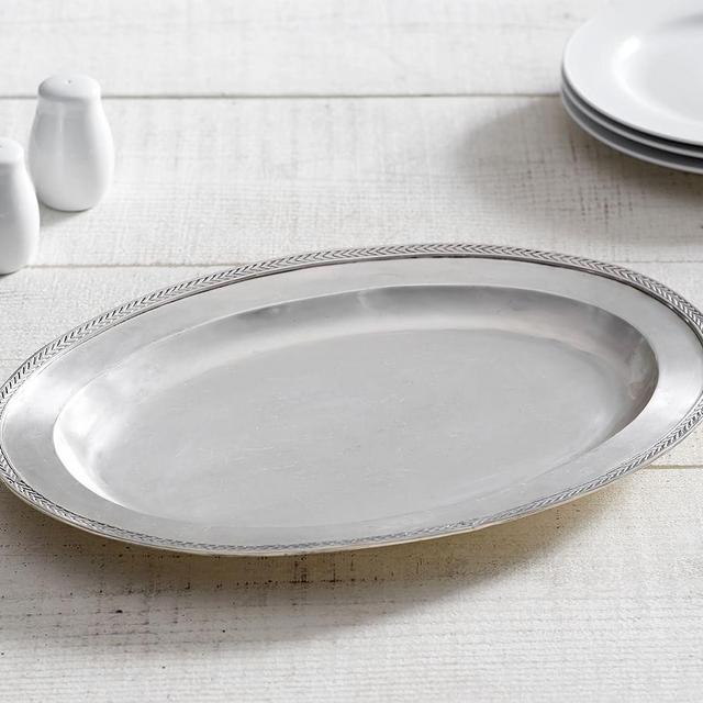 Antique Silver Serving Platter
